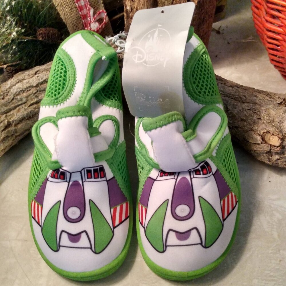 Disney Buzz Lightyear Swim Water Shoes Toy Story Toddler/ Little Boys Size 12